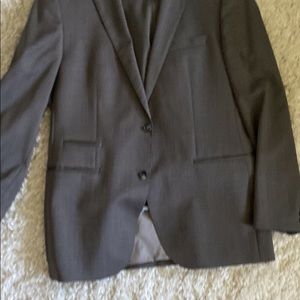 Hugo boss tan sharkskin suit